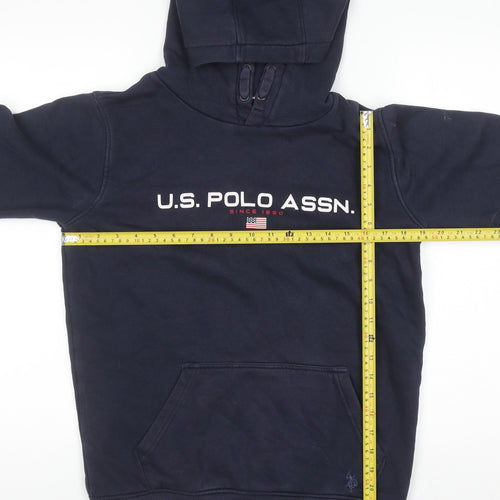 U.S. Polo Assn. Boys Navy Blue Pullover Hoodie Age 14-15 Years