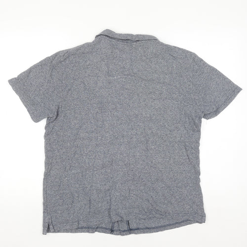RJR John Rocha Men’s Grey Cotton Short Sleeve Polo Shirt Size M
