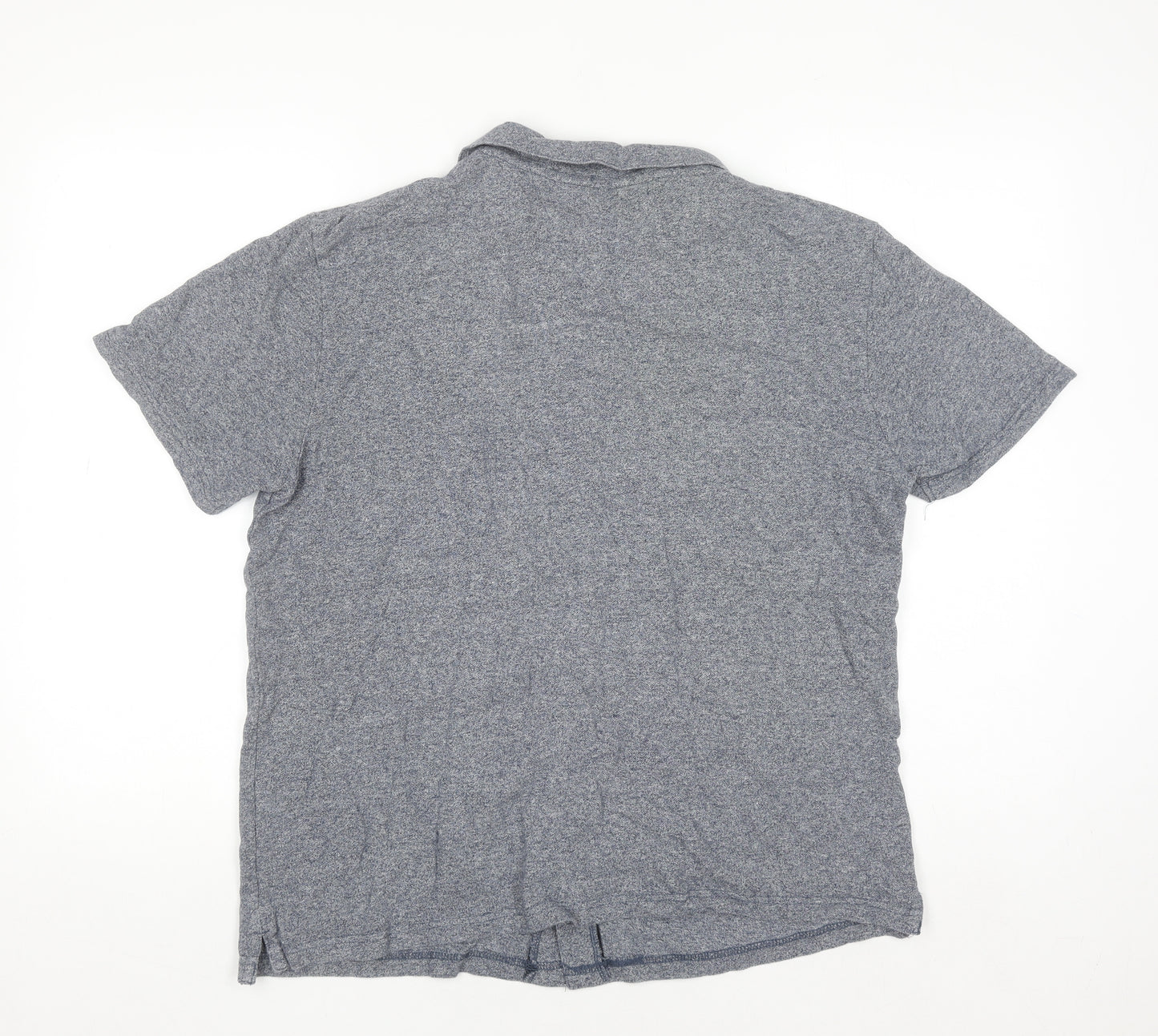 RJR John Rocha Men’s Grey Cotton Short Sleeve Polo Shirt Size M