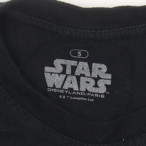 Star Wars Men’s Black Chewbacca Graphic Short Sleeve Cotton T-Shirt Size S