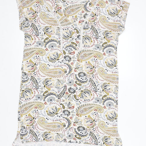 Next Womens Multicoloured Paisley Viscose Tunic Blouse Size 10