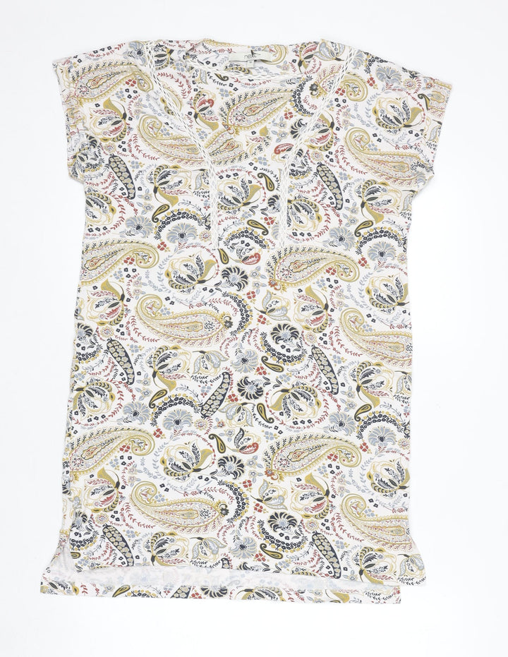 Next Womens Multicoloured Paisley Viscose Tunic Blouse Size 10