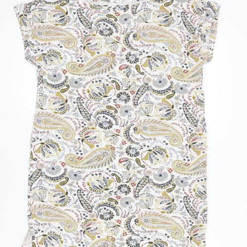 Next Womens Multicoloured Paisley Viscose Tunic Blouse Size 10