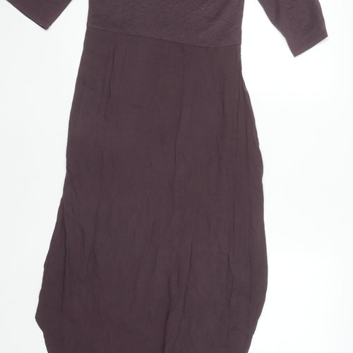 Ronen Chen Women's Purple Asymmetric Hi-Low Dress Size 10