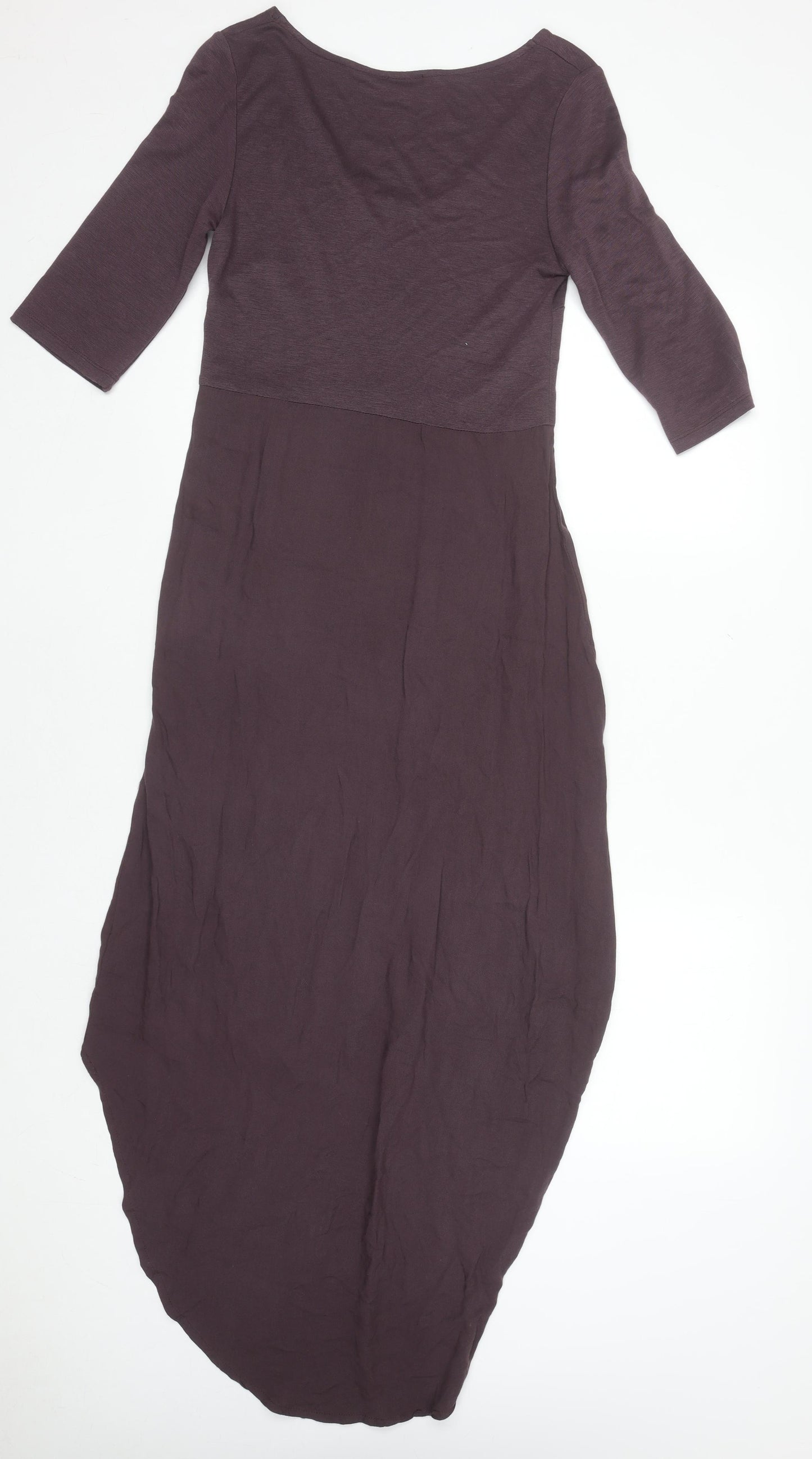 Ronen Chen Women's Purple Asymmetric Hi-Low Dress Size 10