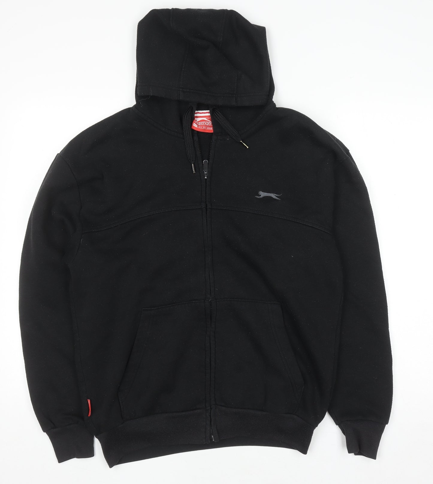 Slazenger Men’s Black Full Zip Hoodie Size S Fleece Sportswear