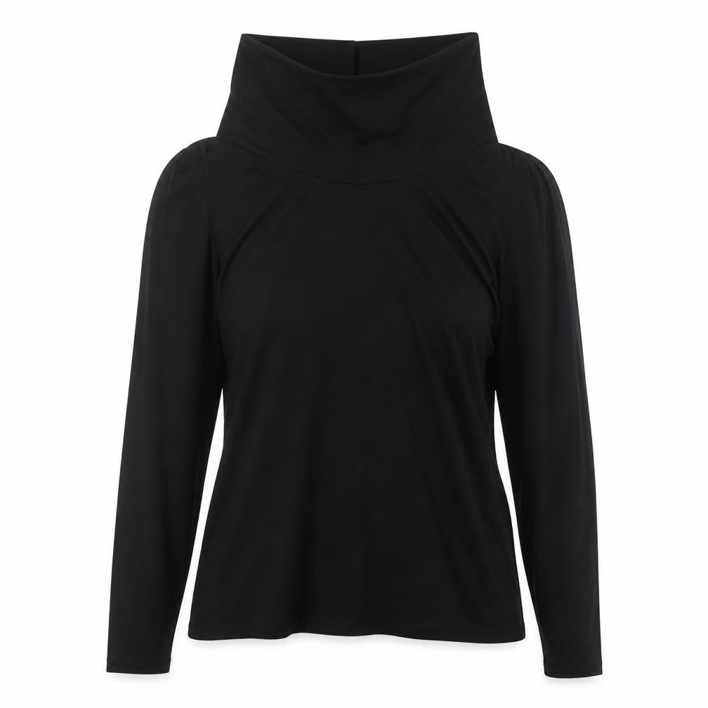 Next Women’s Black Roll Neck Long Sleeve Jersey Top UK 20