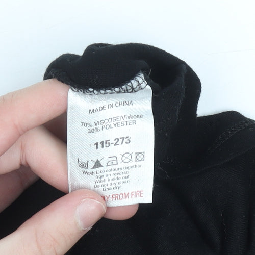 Next Women’s Black Roll Neck Long Sleeve Jersey Top UK 20
