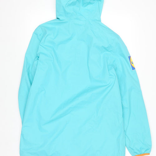 Kukri Womens Blue Hooded Waterproof Jacket Size 12 UCI Glasgow Scotland