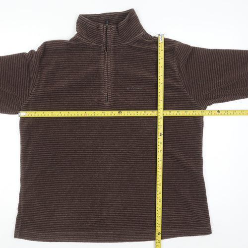 Craghoppers Women Brown Half Zip Fleece Pullover Sweatshirt Size 20