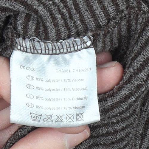Craghoppers Women Brown Half Zip Fleece Pullover Sweatshirt Size 20