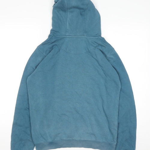 Lyle & Scott Junior Boys Ink Blue Pullover Hoodie 14-15 Years Cotton Blend