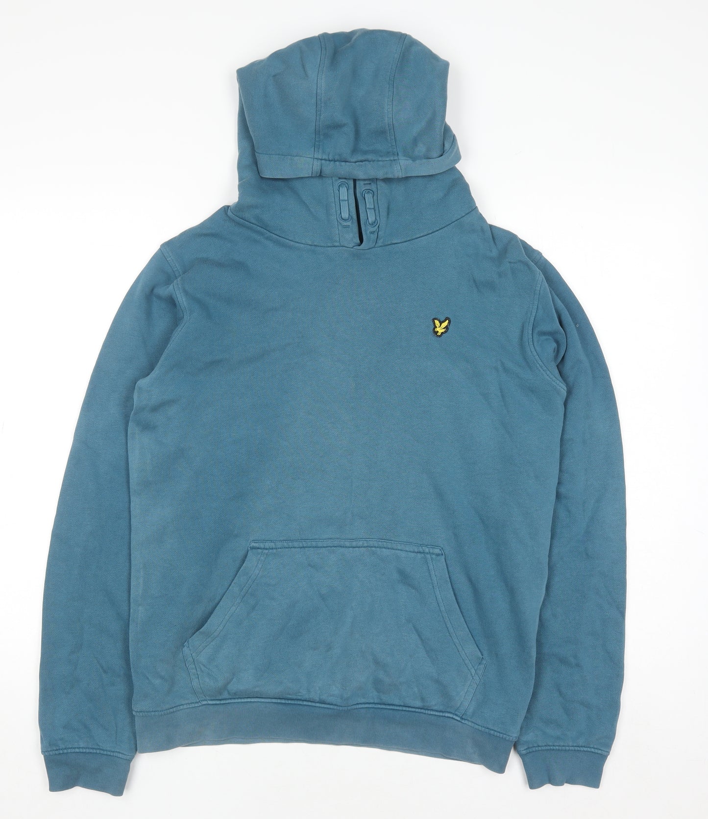 Lyle & Scott Junior Boys Ink Blue Pullover Hoodie 14-15 Years Cotton Blend