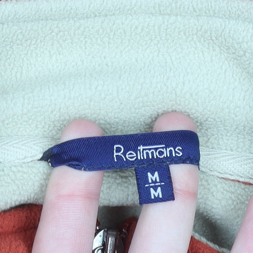 Reitmans Unisex Red Fleece Full Zip Sweatshirt M