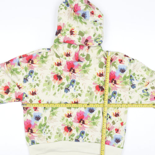 GAP Girls Multicoloured Floral Pullover Hoodie Size 14-16 Years