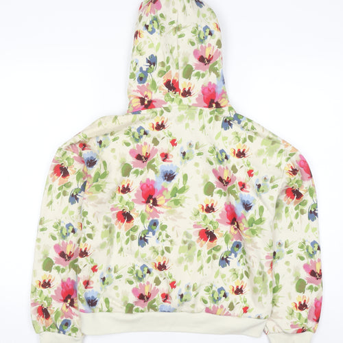 GAP Girls Multicoloured Floral Pullover Hoodie Size 14-16 Years