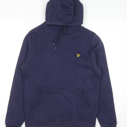 Lyle & Scott Men's Blue Pullover Hoodie Size S Regular Fit
