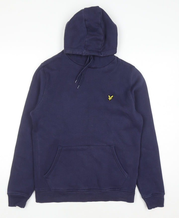 Lyle & Scott Men's Blue Pullover Hoodie Size S Regular Fit