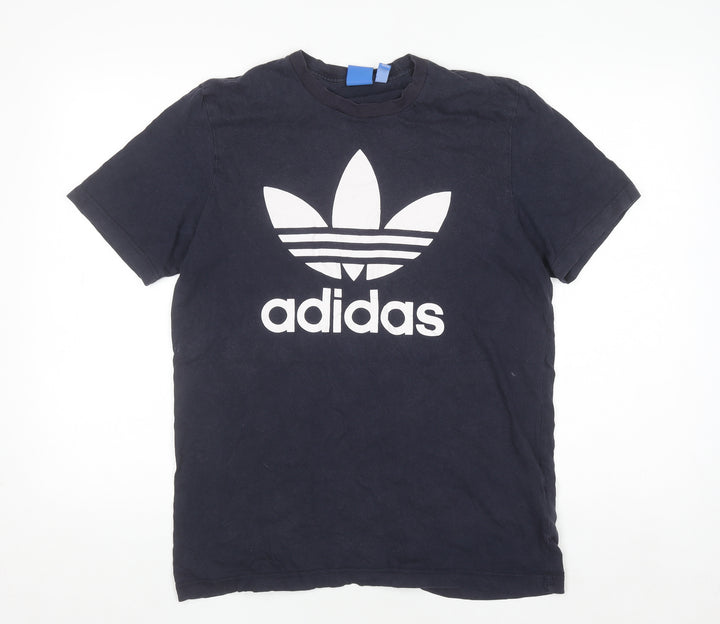 Adidas Men's Black Short Sleeve Crew Neck Cotton T-Shirt M