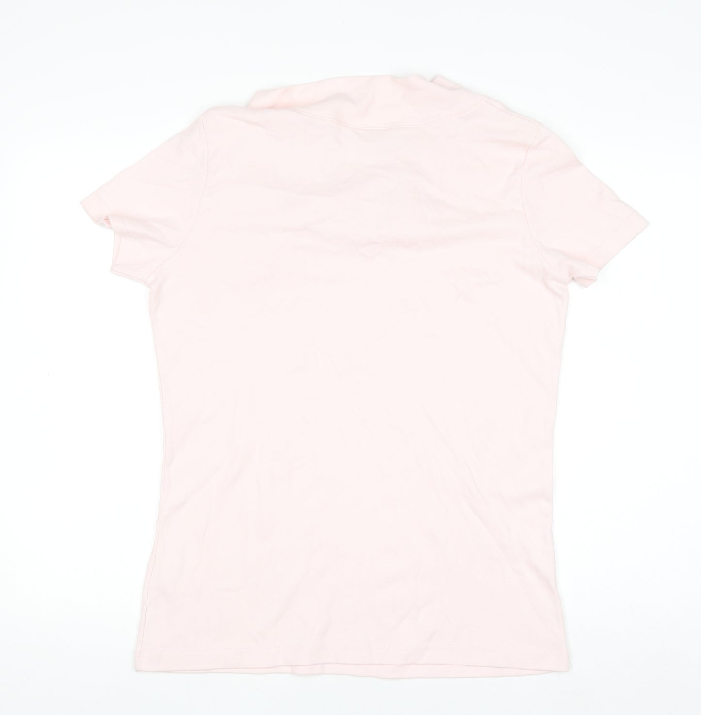 Ann Harvey Women's Pink Cotton Short Sleeve Basic T-Shirt Size 18