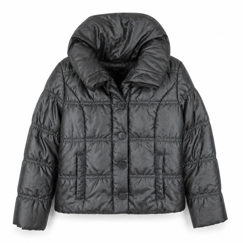Marks & Spencer Women’s Grey Puffer Jacket UK 14 Hooded Short Coat