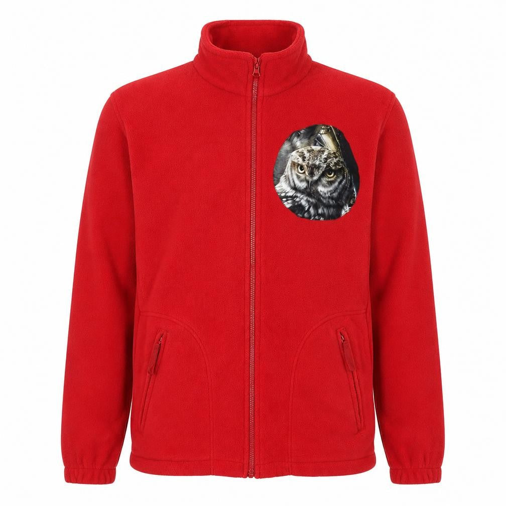 Portwest Men's Red Fleece Full Zip Outdoor Jacket M