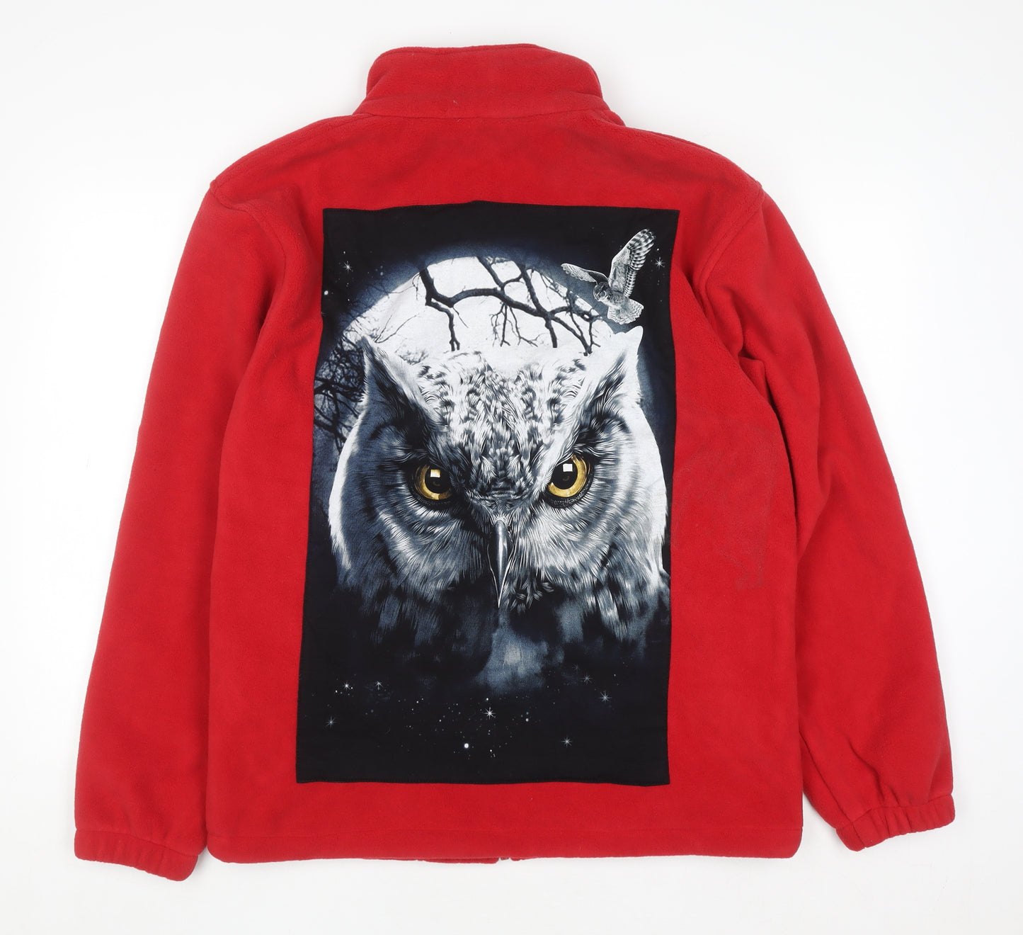 Portwest Men's Red Fleece Full Zip Outdoor Jacket M
