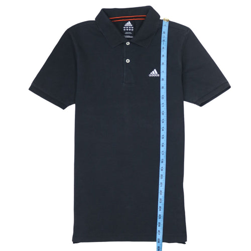 adidas Men's Black Essentials Polo Shirt Size S Regular Fit