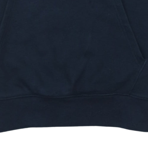Champion Boys Navy Logo Tape Pullover Hoodie Size 11-12 Years