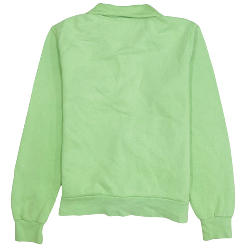 Nike Women Green Full Zip Sweatshirt Size L Fleece Jacket