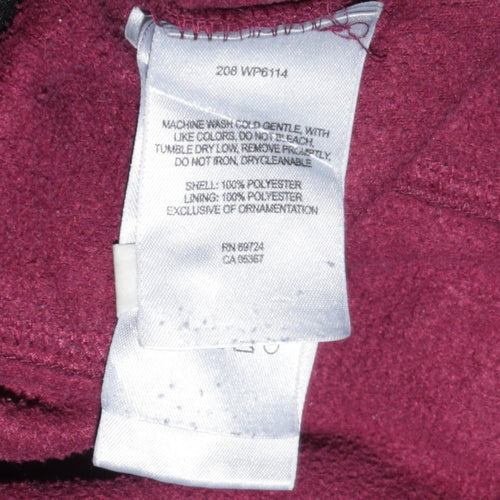 Columbia Men's Red Fleece Full Zip Jacket Size L Regular Outdoor
