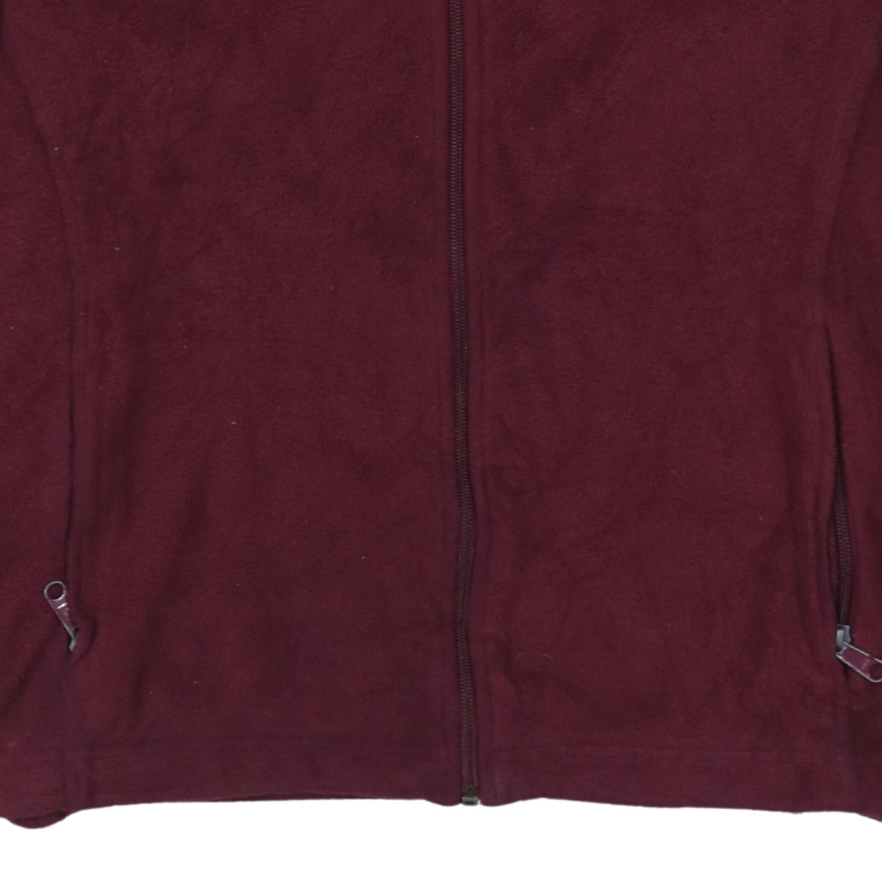 Columbia Men's Red Fleece Full Zip Jacket Size L Regular Outdoor