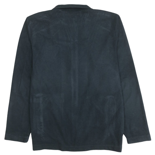 Reebok Men Black Fleece Full Zip Jacket L Casual Training