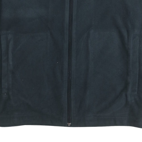 Reebok Men Black Fleece Full Zip Jacket L Casual Training