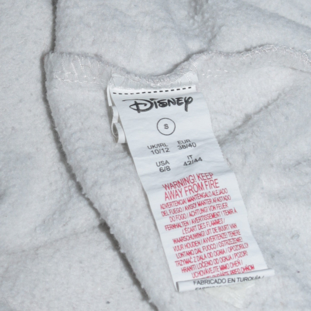 Disney Women Grey Dumbo Crew Neck Pullover Sweatshirt Size S 10/12