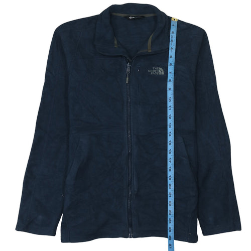 The North Face Men's Blue Fleece Full Zip Jacket Size S