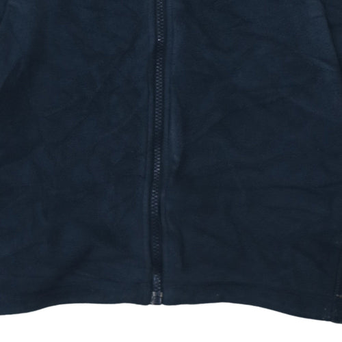 The North Face Men's Blue Fleece Full Zip Jacket Size S
