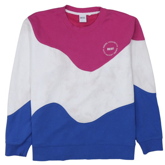 Diesel Men's Multicoloured L Crew Neck Pullover Sweatshirt