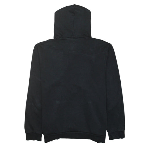 Puma Men's Black XL Pullover Hoodie with Logo Print