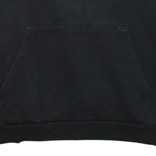 Puma Men's Black XL Pullover Hoodie with Logo Print