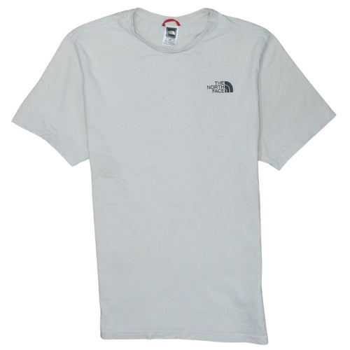The North Face Men's White Medium Graphic Logo T-Shirt Cotton