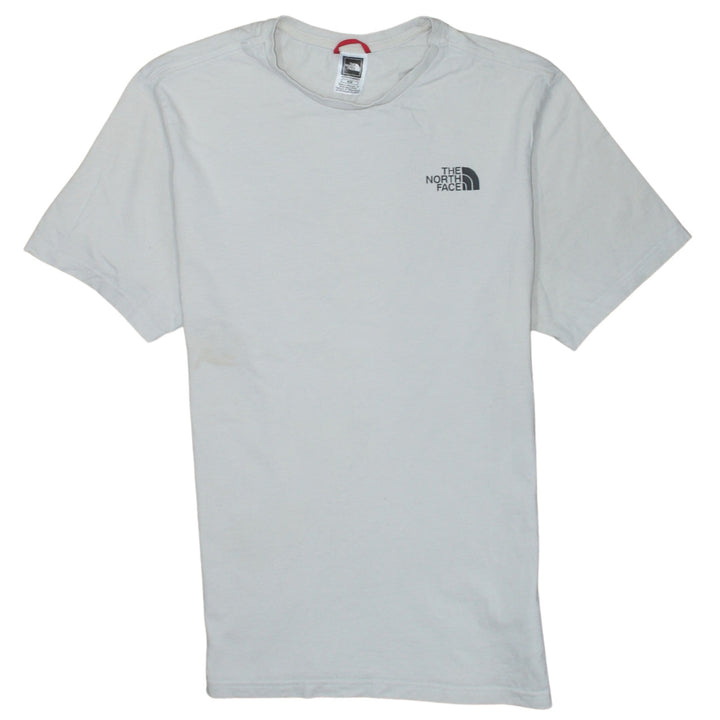 The North Face Men's White Medium Graphic Logo T-Shirt Cotton