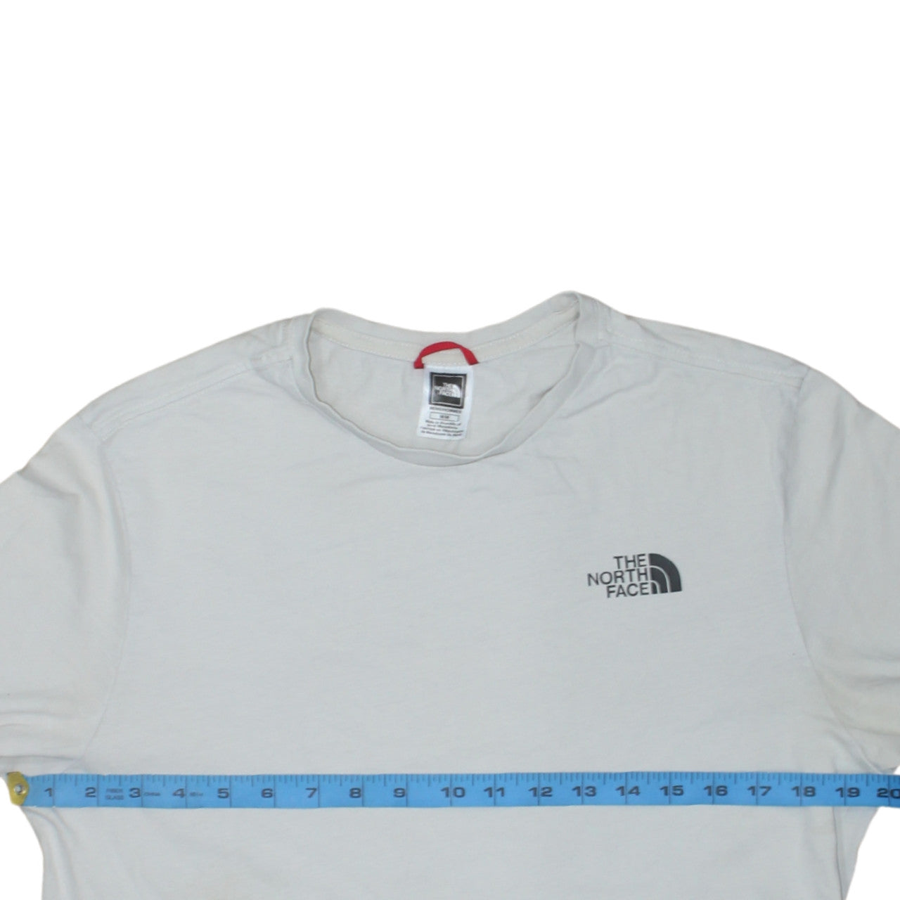 The North Face Men's White Medium Graphic Logo T-Shirt Cotton