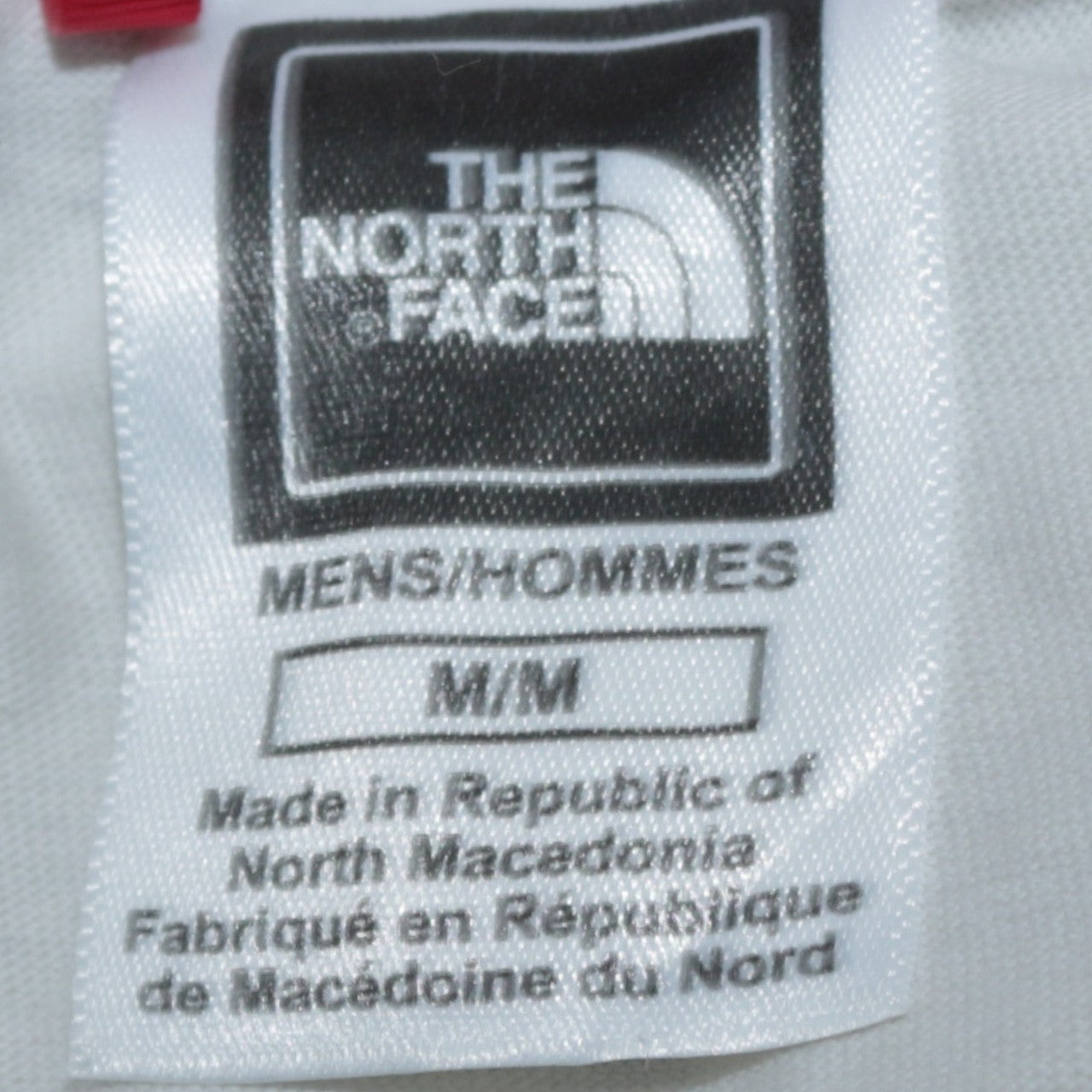 The North Face Men's White Medium Graphic Logo T-Shirt Cotton