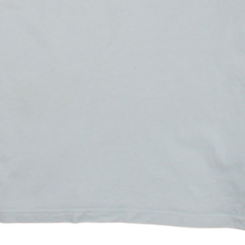 The North Face Men's White Medium Graphic Logo T-Shirt Cotton