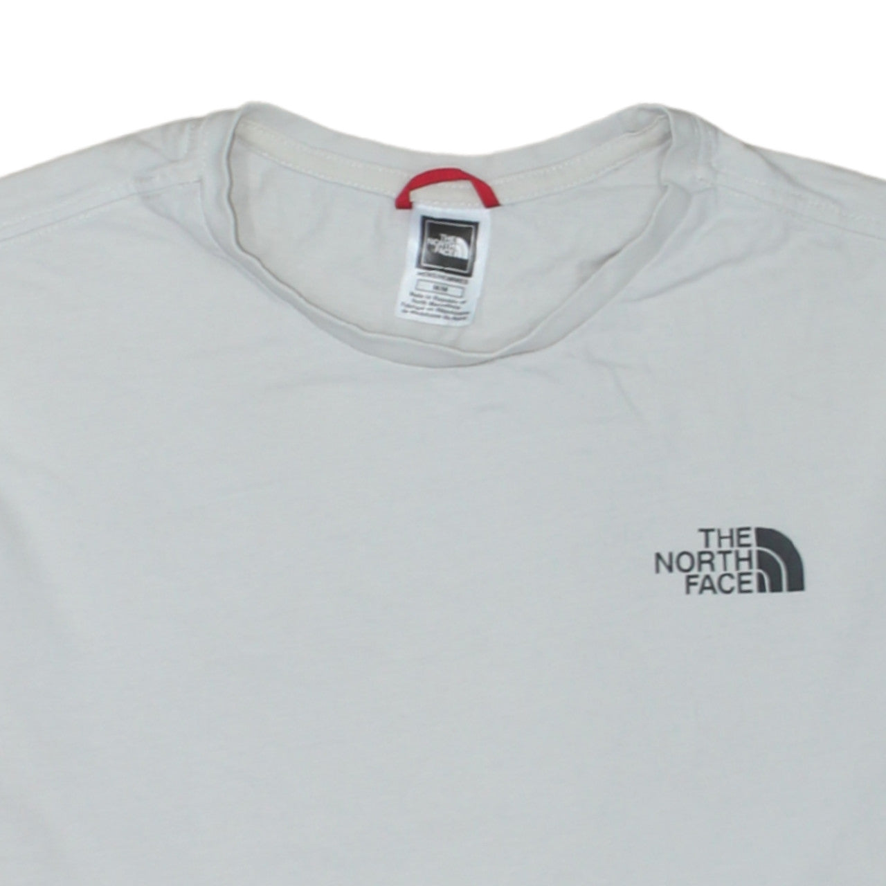 The North Face Men's White Medium Graphic Logo T-Shirt Cotton