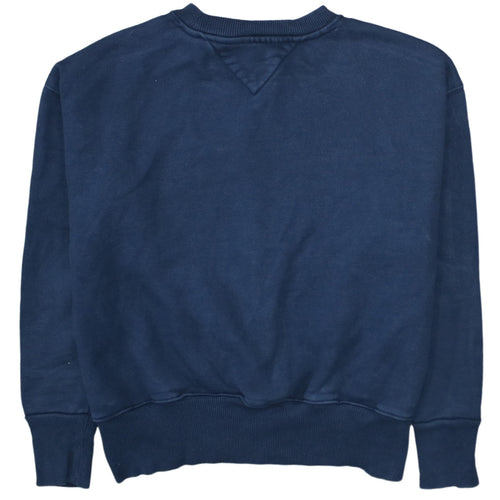 Tommy Jeans Men's Blue Small Crew Neck Pullover Sweatshirt