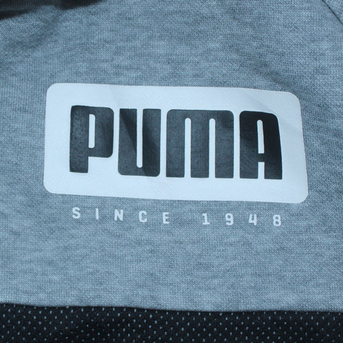 Puma Men's Grey Full Zip Sports Sweatshirt Size L