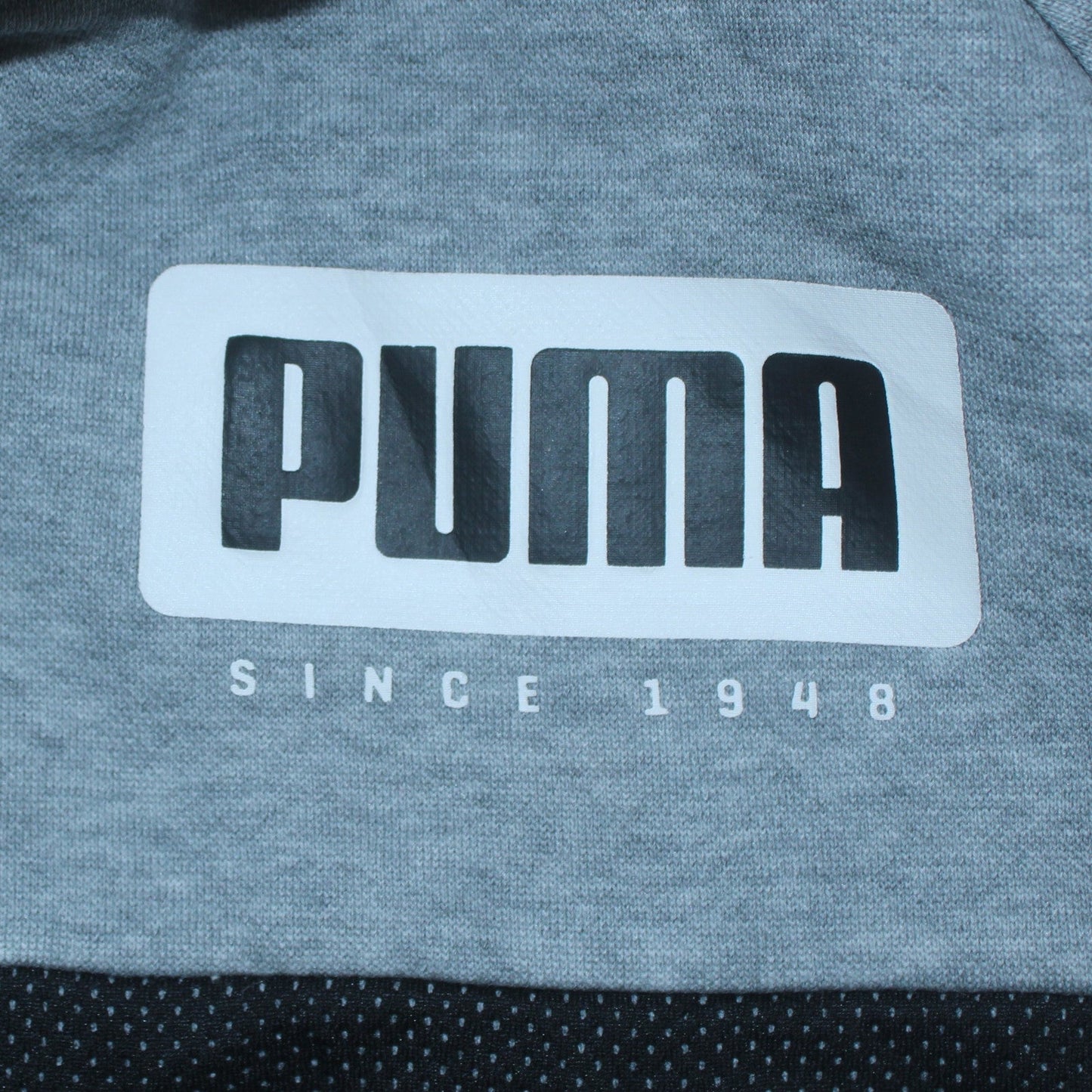 Puma Men's Grey Full Zip Sports Sweatshirt Size L