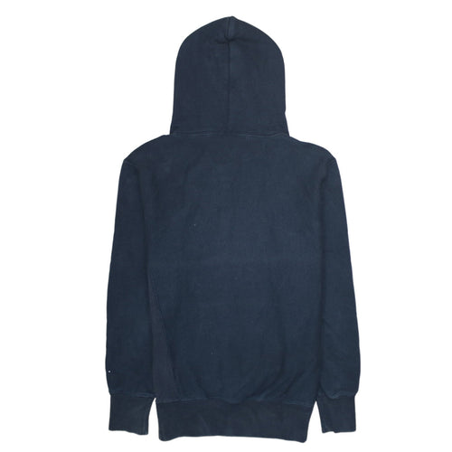 Champion Men's Black Reverse Weave Pullover Hoodie Size L Embroidered Logo